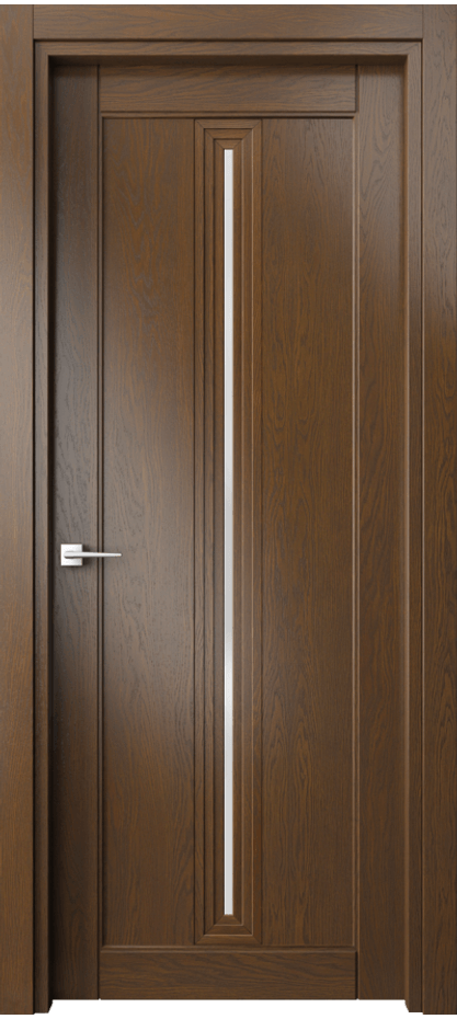 Межкомнатная дверь Эго 6123 Дуб королевский Сатинированное стекло Цена 125299 ₽ | Volhovec