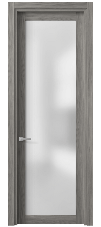 Межкомнатная дверь Планум 2102 Имбирный ясень Сатинированное стекло Цена 29819 ₽ | Volhovec