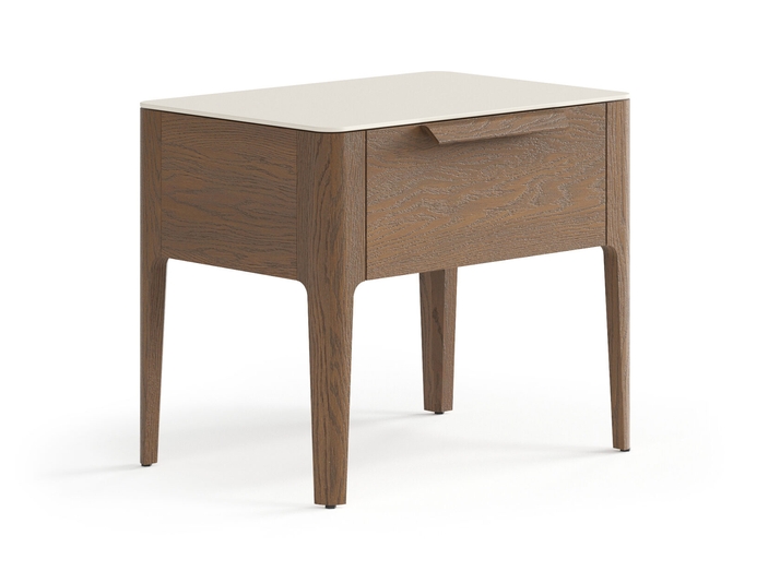 Мебель Тумба прикроватная Piega 1 ящик. Цвет Дуб туманный матовый. Материал Массив дуба матовый. Коллекция Тумба прикроватная Piega 1 ящик. Фото. Мебель Тумба прикроватная Piega 1 ящик. Цвет Дуб туманный матовый. Материал Массив дуба матовый. Коллекция Тумба прикроватная Piega 1 ящик. Картинка.