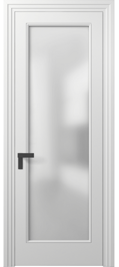 Межкомнатная дверь 8300 МБЛ Сатин. Цвет Матовый белоснежный. Материал Гладкая эмаль. Коллекция Rocca. Фото. Дверь межкомнатная 8300 МБЛ Сатин. Цвет Матовый белоснежный. Материал Гладкая эмаль. Коллекция Rocca. Картинка.