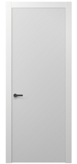 Дверь межкомнатная АКП 8628 МБЛ. Цвет Матовый белоснежный. Материал Гладкая эмаль. Коллекция Дюна. Картинка.