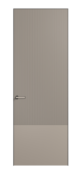 Дверь межкомнатная 8203 МБСК. Цвет Матовый бисквитный. Материал Гладкая эмаль. Коллекция Вельвет. Картинка.